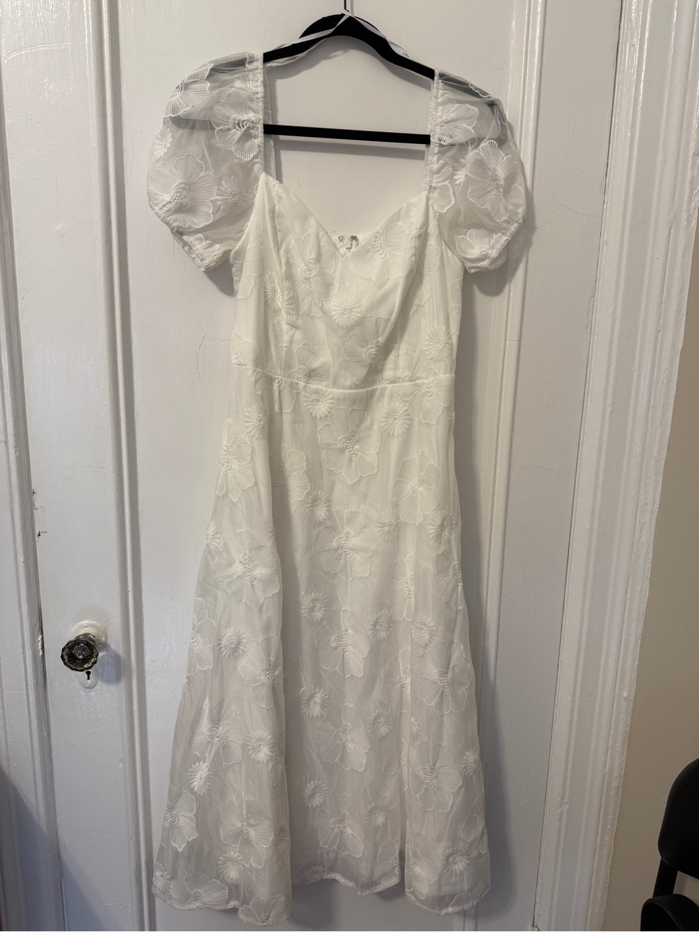White Embroidered Lace Dress - Lulus